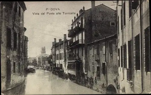 Ak Padova Padua Veneto, Vista dal Ponte alle Torricelle