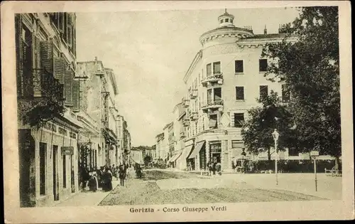 Ak Gorzia Friaul-Julisch Venetien, Corso Giuseppe Verdi