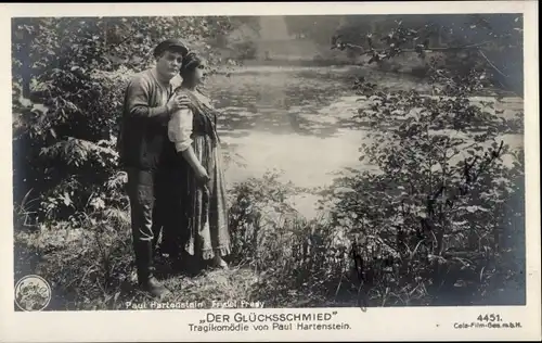 Ak Schauspieler Paul Hartenstein und Frydel Fredy in Der Glücksschmied, Autogramm