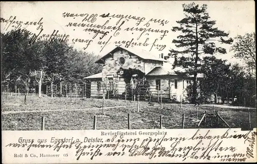 Ak Egestorf Barsinghausen am Deister, Revierförsterei Georgsplatz