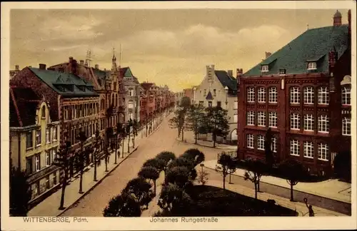 Ak Wittenberge an der Elbe, Johannes Rungestraße