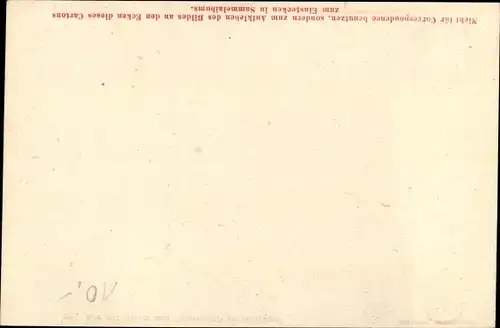 Litho Hansestadt Bremen, Kaffeehaus Emmasee, Junge, Edelweiß