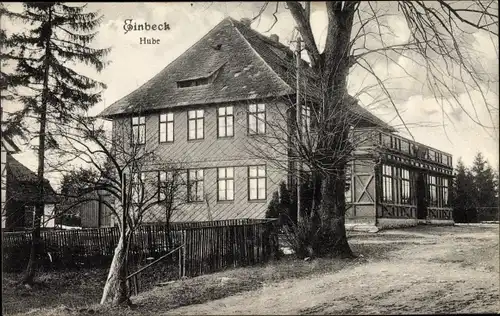 Ak Einbeck in Niedersachsen, Hube, Blick auf ein Haus