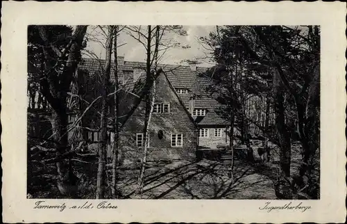 Präge Passepartout Ak Tarnewitz Ostseebad Boltenhagen, Jugendherberge