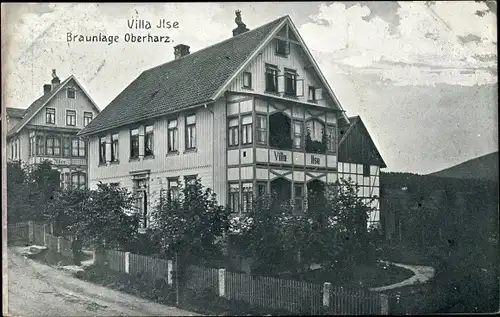 Ak Braunlage im Oberharz, Villa Ilse