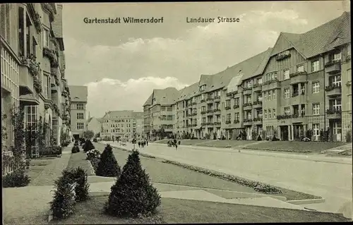 Ak Berlin Wilmersdorf, Landauer Straße