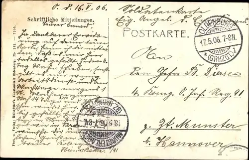 Ak Oldenburg in Niedersachsen, Langestraße