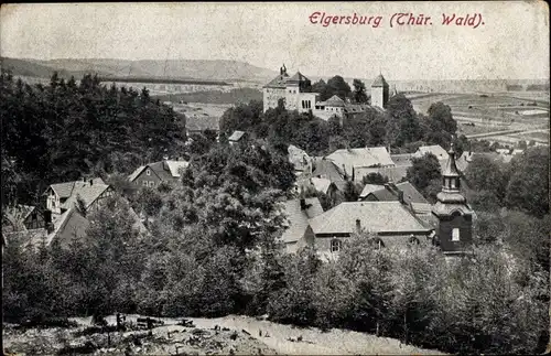 Ak Elgersburg in Thüringen, Panorama