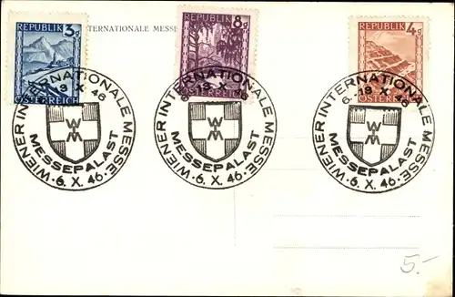 Ak Wien I., Internationale Messe, Messepalast