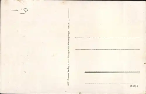 Ak Linz Oberösterreich, Pöstlingberg, Schwalbe mit Brief