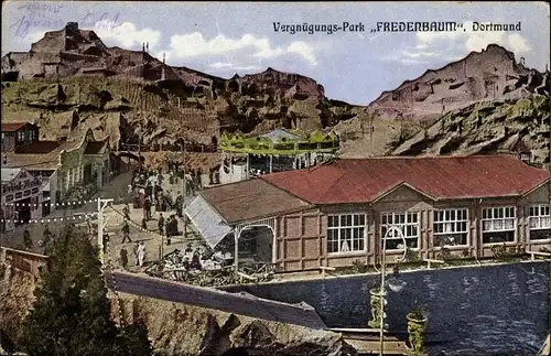 Ak Dortmund im Ruhrgebiet, Vergnügungspark Fredenbaum