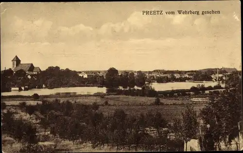 Ak Preetz in Holstein, Gesamtansicht