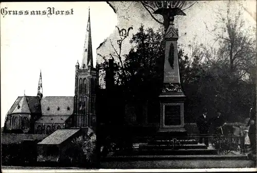Ak Vorst Tönisvorst bei Kleve Nordrhein Westfalen, Kriegerdenkmal