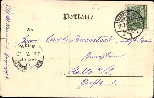 Ak Ostseebad Warnemünde Rostock, Strandpromenade, Strandpartie