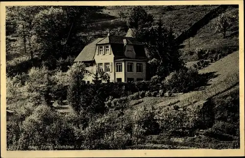 Ak Altenbrak Thale im Harz, Haus Töpel