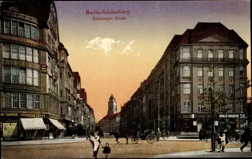 Ak Berlin Schöneberg, Salzburger Straße, Zigarrenhandlung