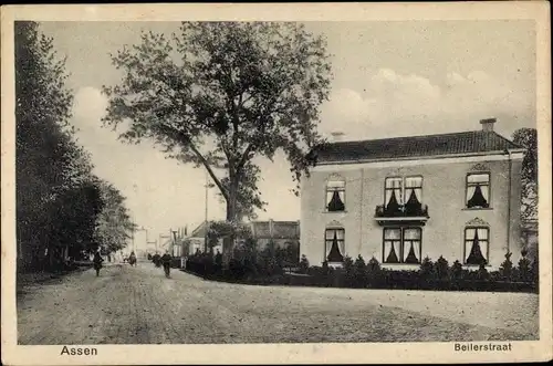 Ak Assen Drenthe Niederlande, Beilerstraat