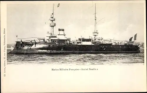 Ak Französisches Kriegsschiff, Marine Militaire Francaise Amiral Baudin