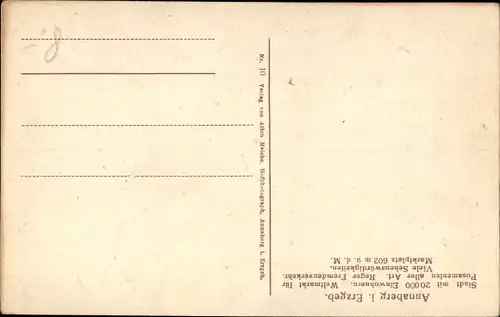 Ak Annaberg Buchholz im Erzgebirge, Große Kirchgasse, E. Apian Benewitz