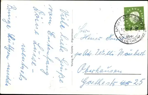 Ak Algermissen Kreis Hildesheim, Marktstraße