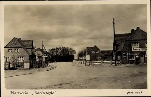 Ak Klanxbüll in Nordfriesland, Dorfstraße, Gemischtwarengeschäft