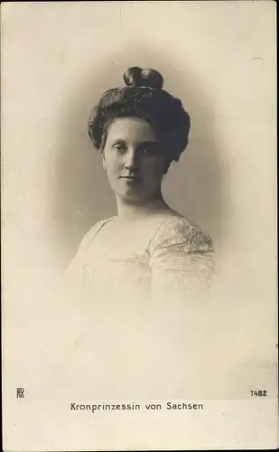 Ak Kronprinzessin Luise von Sachsen