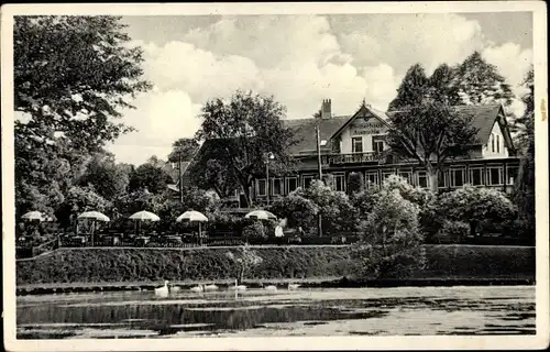 Ak Aumühle Schleswig Holstein, Fischerhaus, Inh. Joh. Stock