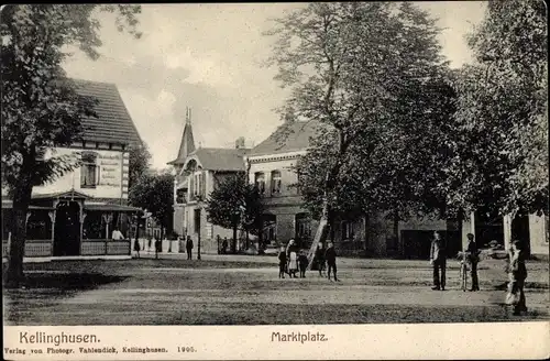 Ak Kellinghusen in Holstein, Marktplatz