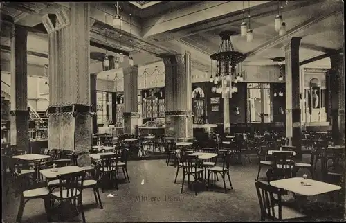 Ak Hannover in Niedersachsen, Cafe Continental, Innenansicht, mittlere Partie