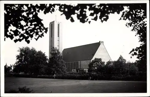 Ak Berlin Zehlendorf Dahlem, Neue evangelische Kirche