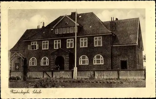 Ak Friedrichsgabe Norderstedt in Schleswig Holstein, Schule