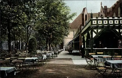 Ak Hannover in Niedersachsen, Zoologischer Garten, Restaurant