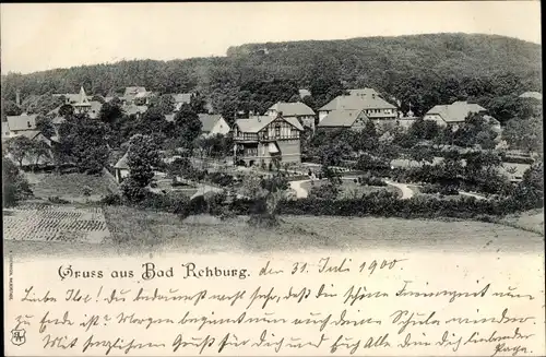 Ak Rehburg Loccum in Niedersachsen, Blick auf den Ort