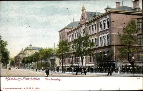 Ak Hamburg Eimsbüttel, Weidenstieg