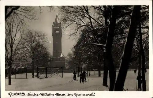 Ak Berlin Wilmersdorf Grunewald, Gaststätte Kaiser Wilhelm Turm