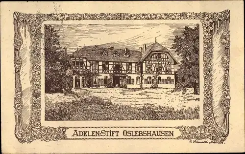 Künstler Ak Oslebshausen Bremen, Adelenstift