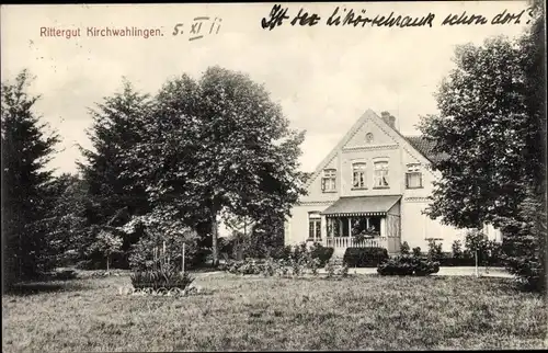 Ak Kirchwahlingen Böhme in Niedersachsen, Rittergut