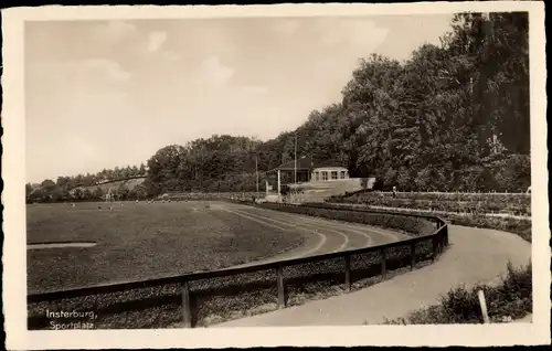 Ak Tschernjachowsk Insterburg Ostpreußen, Sportplatz