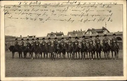 Ak Reiteraufführung zur Hundertjahrfeier des Braunschweigischen Husaren Regiments Nr. 17