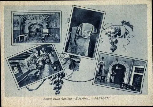 Ak Frascati Lazio, Cantina Albertino, Weinhandlung