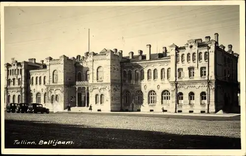 Foto Ak Tallinn Reval Estland, Baltijaam, Bahnhof