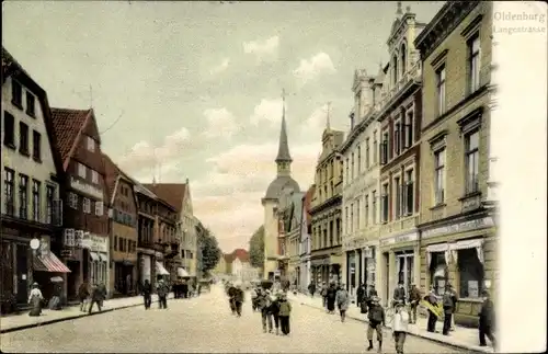 Ak Oldenburg in Niedersachsen, Langestraße