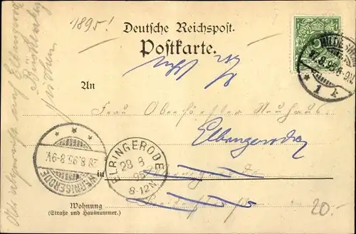 Vorläufer Ak Galgenberg Hildesheim in Niedersachsen, Restaurant, Aussichtsturm, 1895