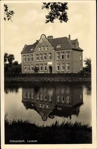 Ak Glückstadt in Schleswig Holstein, Lyzeum