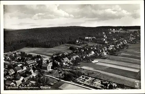 Ak Friedrichsbrunn Thale im Harz, Fliegeraufnahme