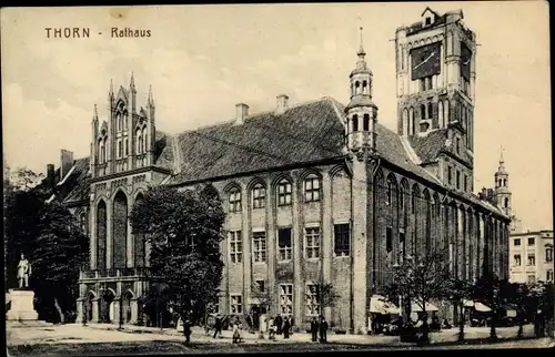 Ak Toruń Thorn Westpreußen, Rathaus