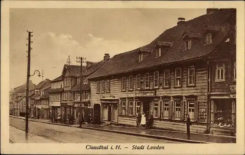 Ak Clausthal Zellerfeld im Oberharz, Hotel Stadt London