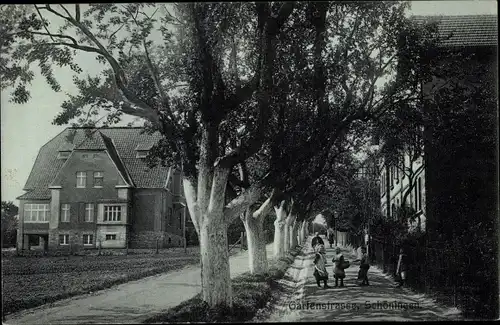 Ak Schöningen Niedersachsen, Gartenstraße