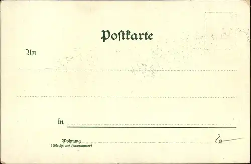 Litho Rudolstadt in Thüringen, Panorama der Ortschaft