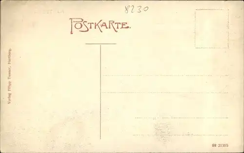 Ak Hartberg Steiermark, Restauration mit Terrasse